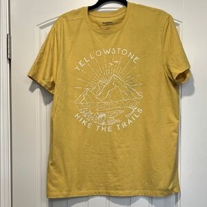Goodfellow & Co Yellow Graphic Tee